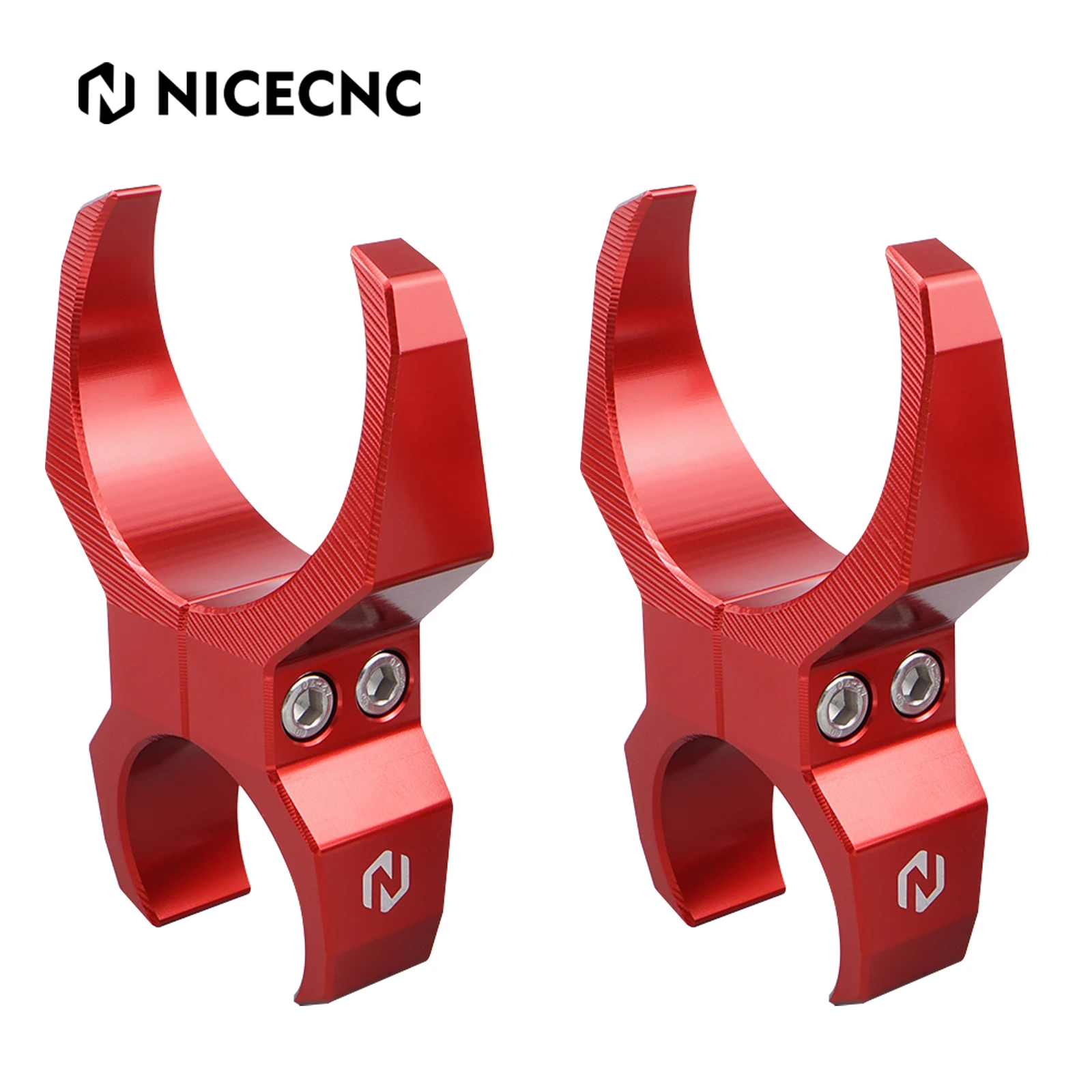 

NICECNC UTV For Can-Am Maverick X3 Rear Shock Reservoir Clamp Mounting Kit R RR Max 4x4 Turbo XRS Accessories Black Red