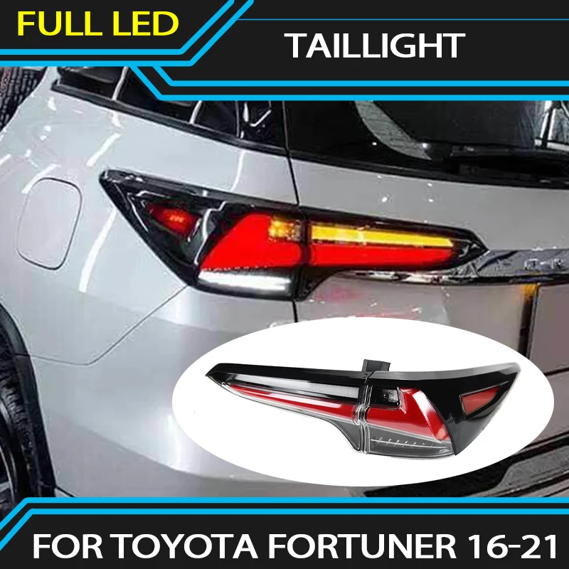 

LED Taillight For Toyota Fortuner 2016-2021 Car Lighting Systems LED Taillight Back Lamp With Sequential Indicator Assembly