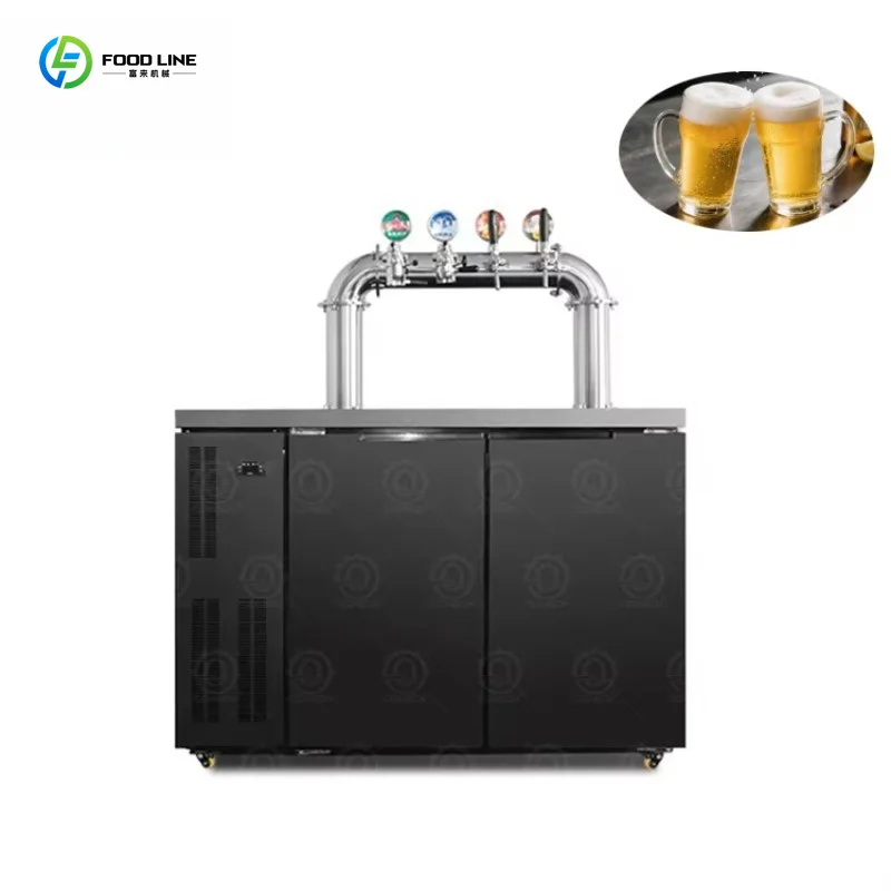 Customized Air Cooled Stainless Steel Craft Beer Dispenser Commercial High Grade Draft Beer Equipment