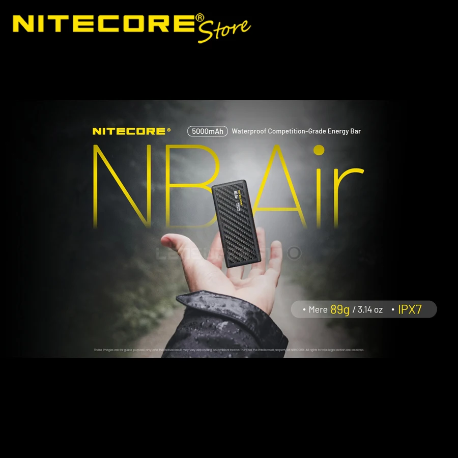 NITECORE NB Air Portable Waterproof Mobile Charger 4900mAh Durable Reliable Power Bank Competition-Grade Energy Bar - view 2