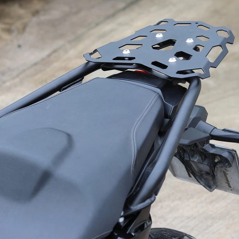 Black Rear Top Case Carrier Luggage Rack forXADV750 NSS750 FORZA750