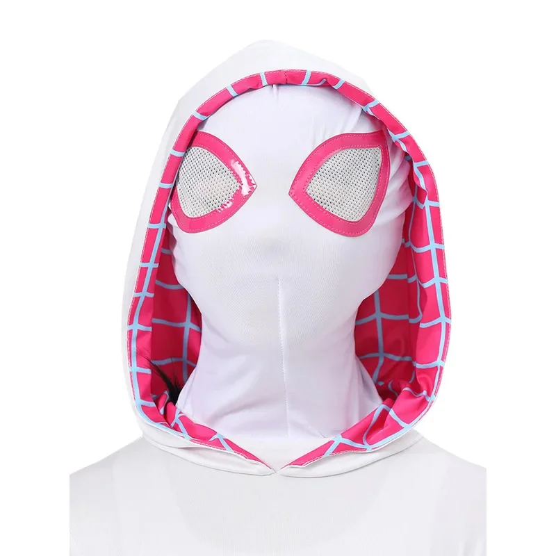 الفتيات جوين شبح العنكبوت زي ارتداءها هالوين تأثيري مقنعين عطلة ملابس تنكرية للحفلات الاطفال الخيال مثير فستان الزي