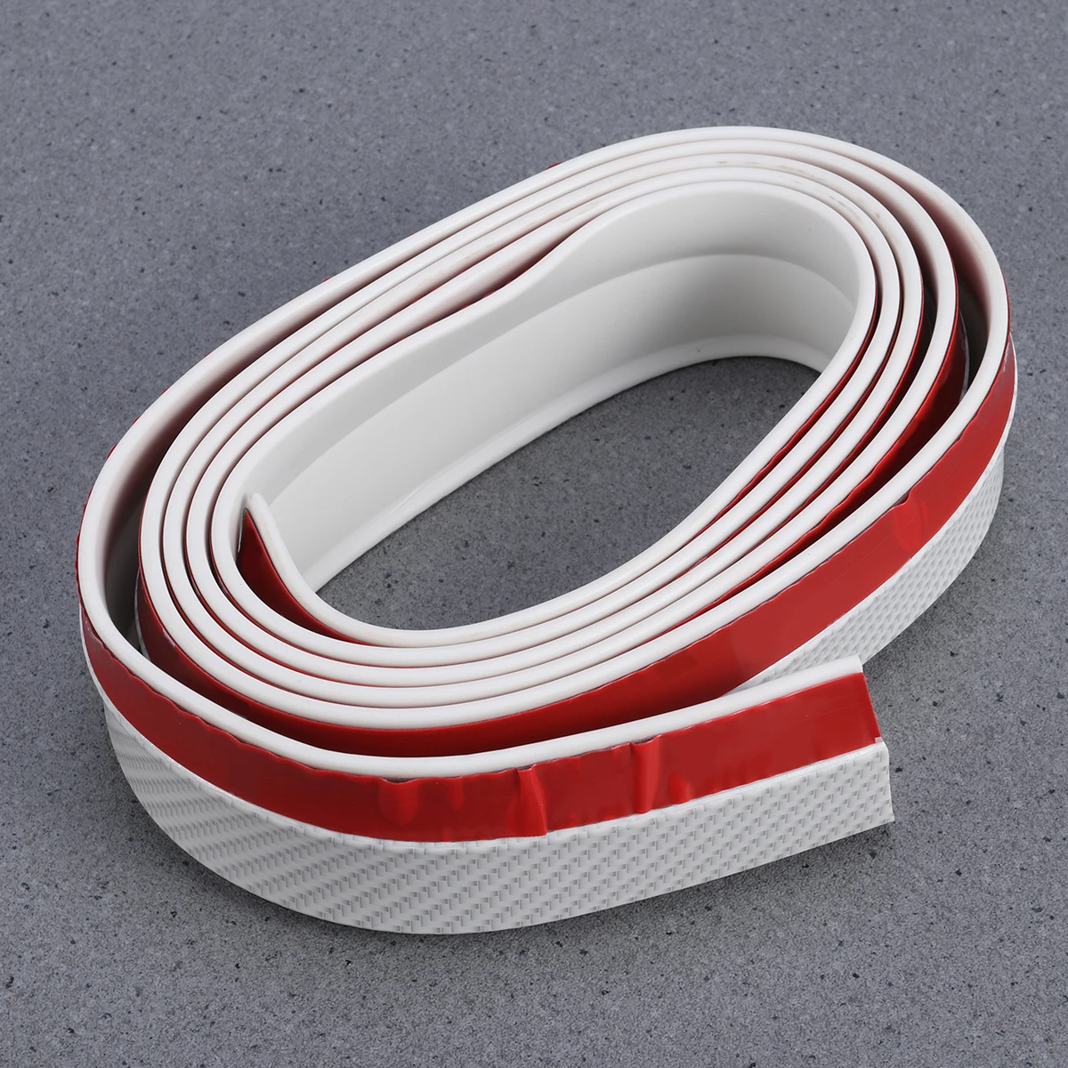 

Carbon Fiber Side Skirt Anti Collision Rubber Strip Adhesive Universal Cars Trucks SUV Scratch Proof Waterproof 3M Tape Bumper