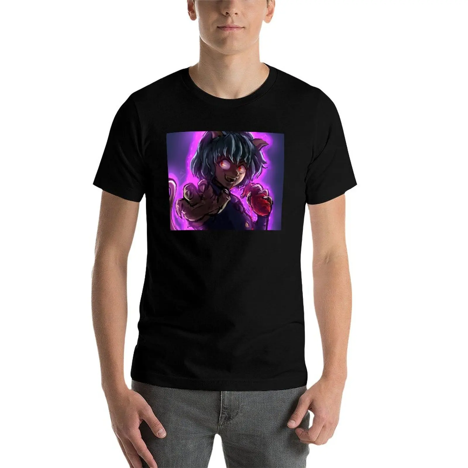 Neferpitou T-Shirt anime figures aesthetic clothes summer top Men's clothing