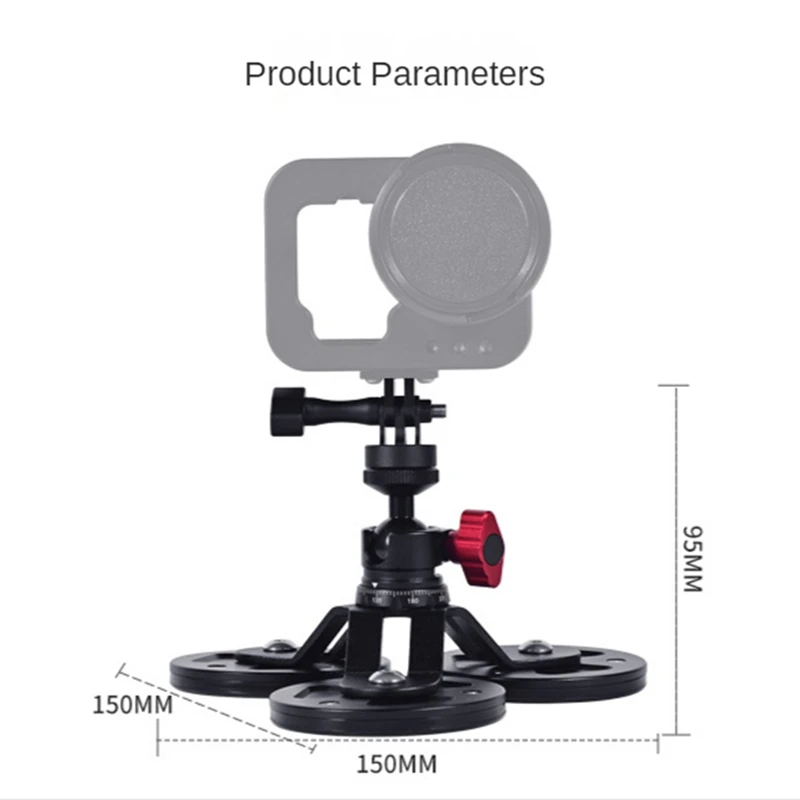 For Gopro Magnet Chuck Suction Cup Fixed Action Camera Gimbal Mount With Holder For Action Camera Accessories