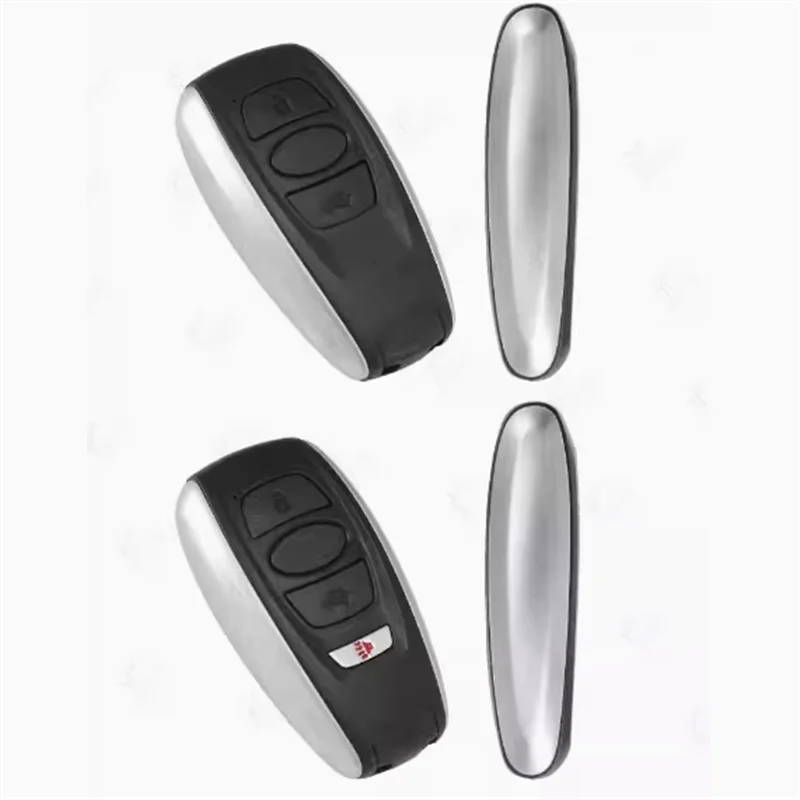 

3/4 Button Smart Remote Control Key Shell Case FOB for Subaru BRZ Forester WRX With Uncut Emergency Insert DAT17 Blade