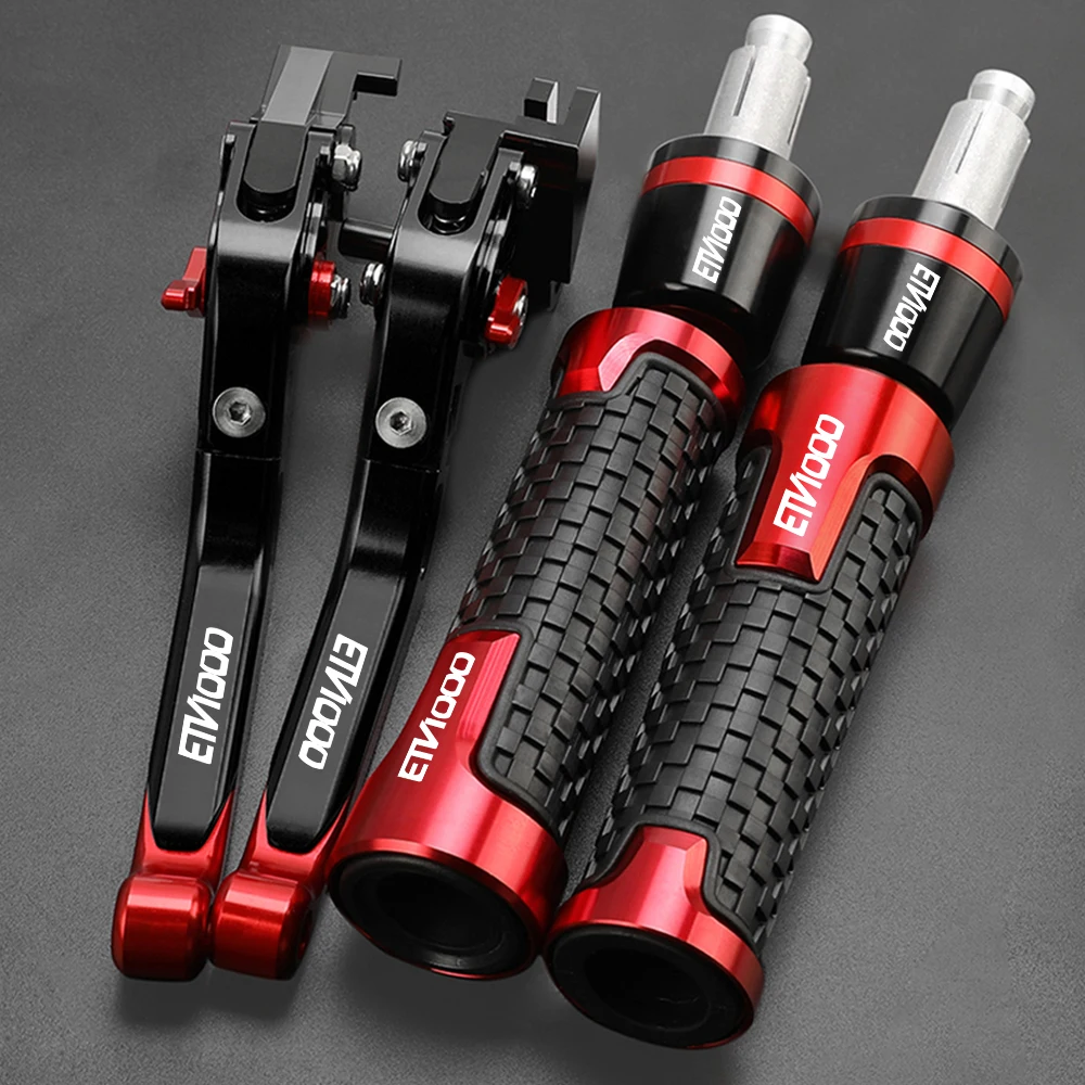 For Aprilia CAPONORD ETV1000 2002 2003 2004 2005 2006 2007 Motorcycle Adjustable Brake Clutch Levers 22MM Handlebar grips ends