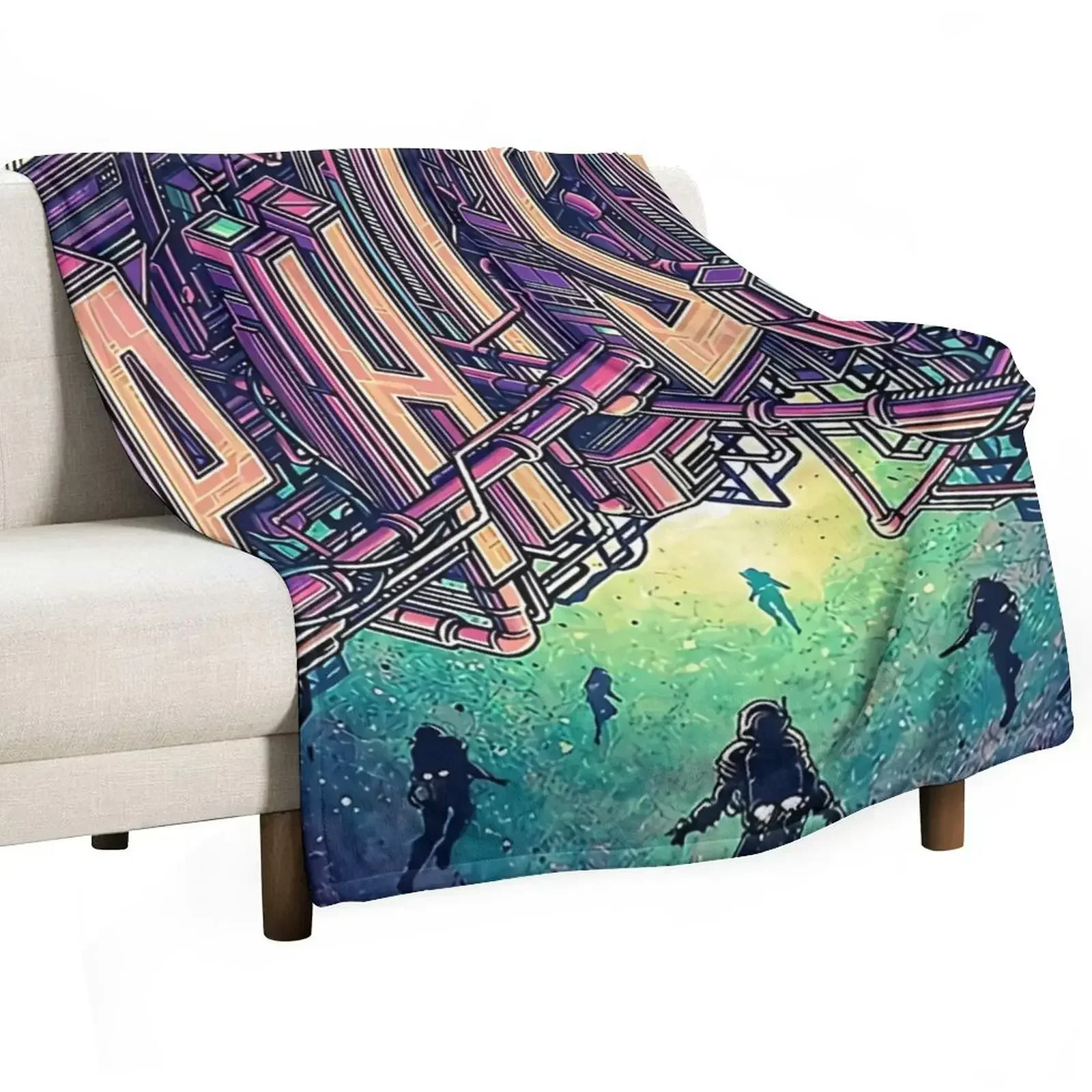 

phi phis - Throw Blanket sofa bed Warm Blankets