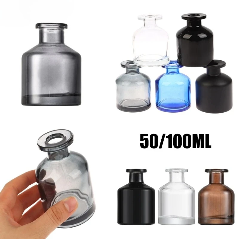 1pc 50ml Fragrance Empty Bottles Can Use Rattan Stick Purifying Air Aroma Diffuser Set Essential Oil Bottles For Room Office