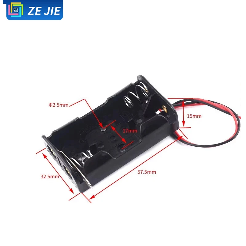 AA Battery Holder 1/2/3/4/5/6/8 Cells with Switch, Lid, Pin Header & DC Jack