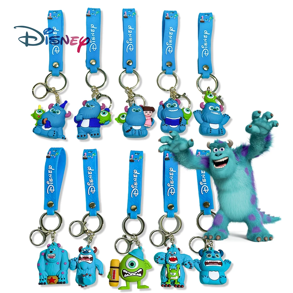 1 o 5 Piezas de Llavero con Figura de Monsters University, Anime Monsters Inc. Adornos Escolares de Muñecas 3D, Lindos Regalos de Juguete para Niños