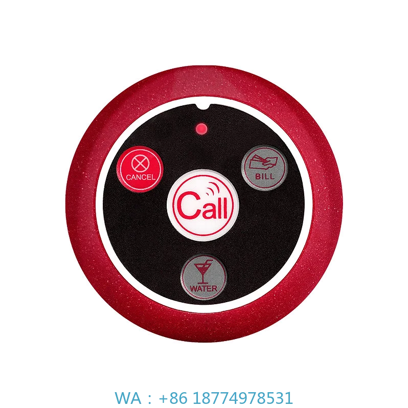 Table Call Bell Customer Ordering Beeper 1 Display 10 Buttons 433 Pager Restaurant Wireless Calling System Waiter Call Paging