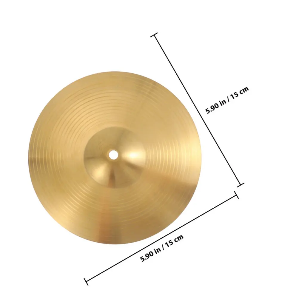 Crash Symbols for Drums Cymbal Cymbals Replacement Accessories Brass Alloy Metal