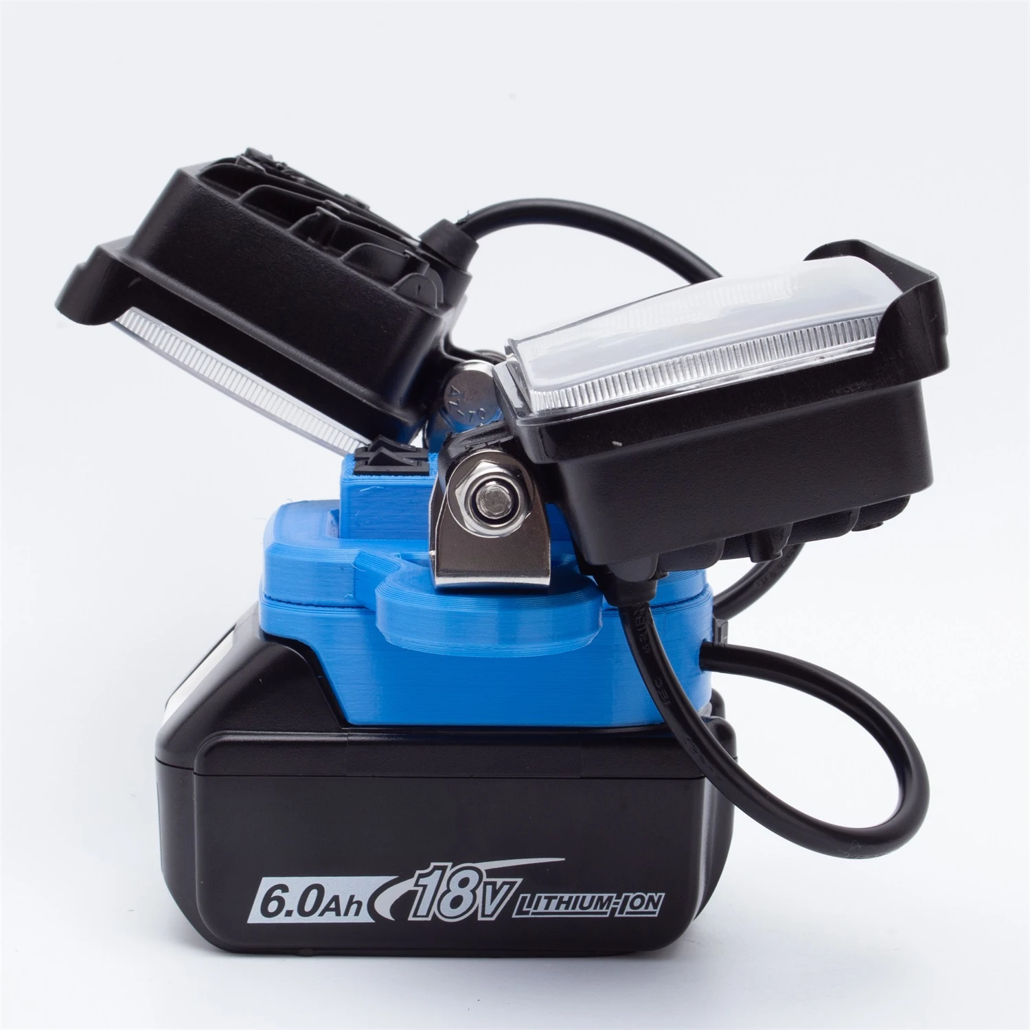 

Dual-head High-Power Cordless fFloodlight LED Strip With USB phone charging port for Makita 18V Batteries (No battery）