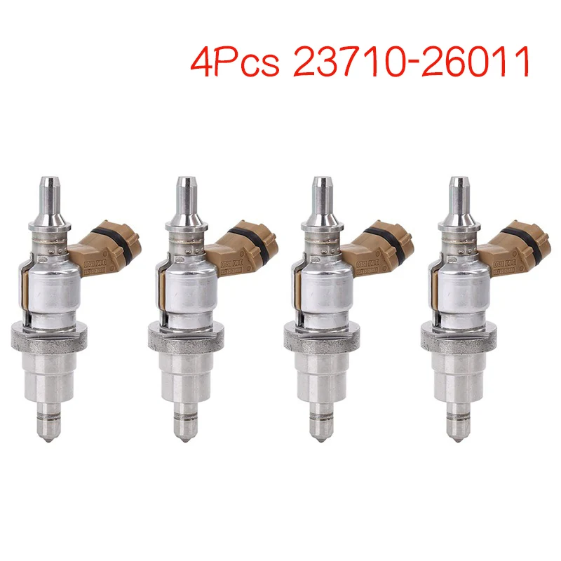 4PCS 23710-26012 Fuel Injector For Toyota-Corolla Auris Avensis 1ADFTV Rav4 2ADFHV 2371026010 2371026011 23710-26010 23710-26011