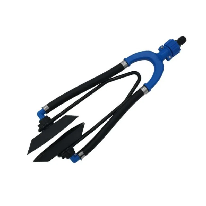 

ISURE MARINE Blue Square Headed Dual Tube Motor Cleaner, Outboard Motor Cleaner, Engine Cleaning Tool