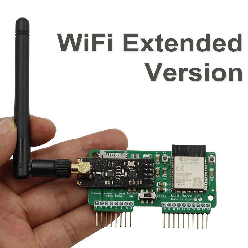 ESP32 WiFi NRF24 2.4GHz Wireless Antenna Dev Board, Open‑Source Expansion Module for Hand‑held Research Device