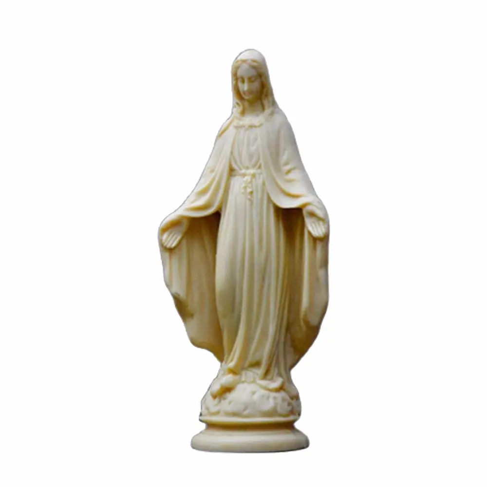 Our Lady Of Grace Mother Mary Silicone Mold Religion Decoration Candle DIY Wax Soap Resin Plaster Mould