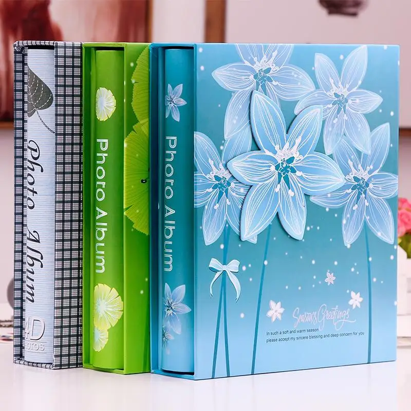 

Photo album 4D, 6 inches large, 200 photos can hold 6 inches, plastic family, large capacity baby commemorative album