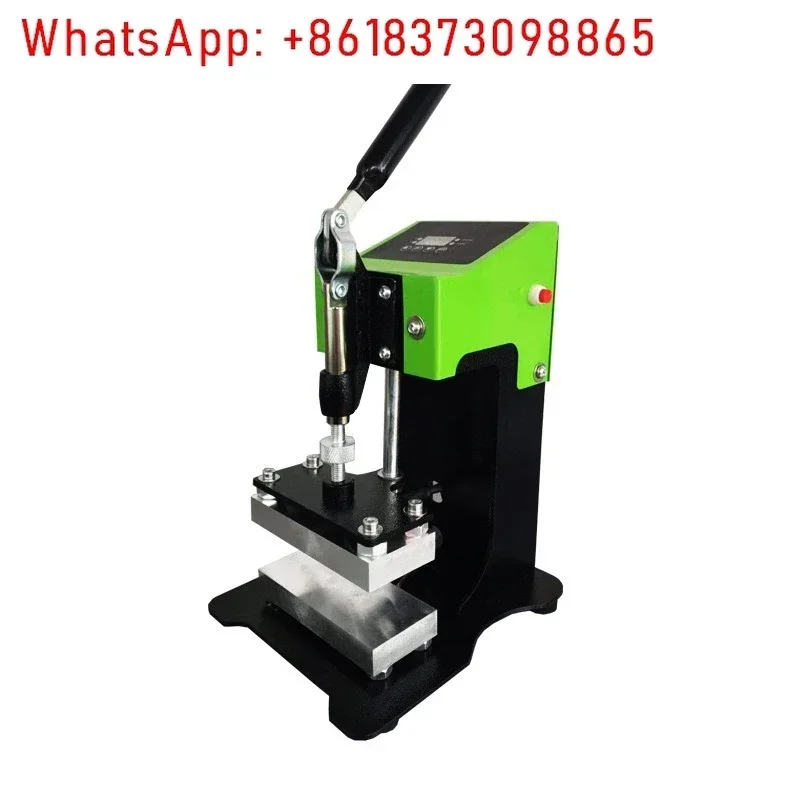 Máquina manual de prensa quente, máquina de colofonia ap1903, máquina de transferência de calor, pequena máquina de prensa de resina de aquecimento de placa superior e inferior