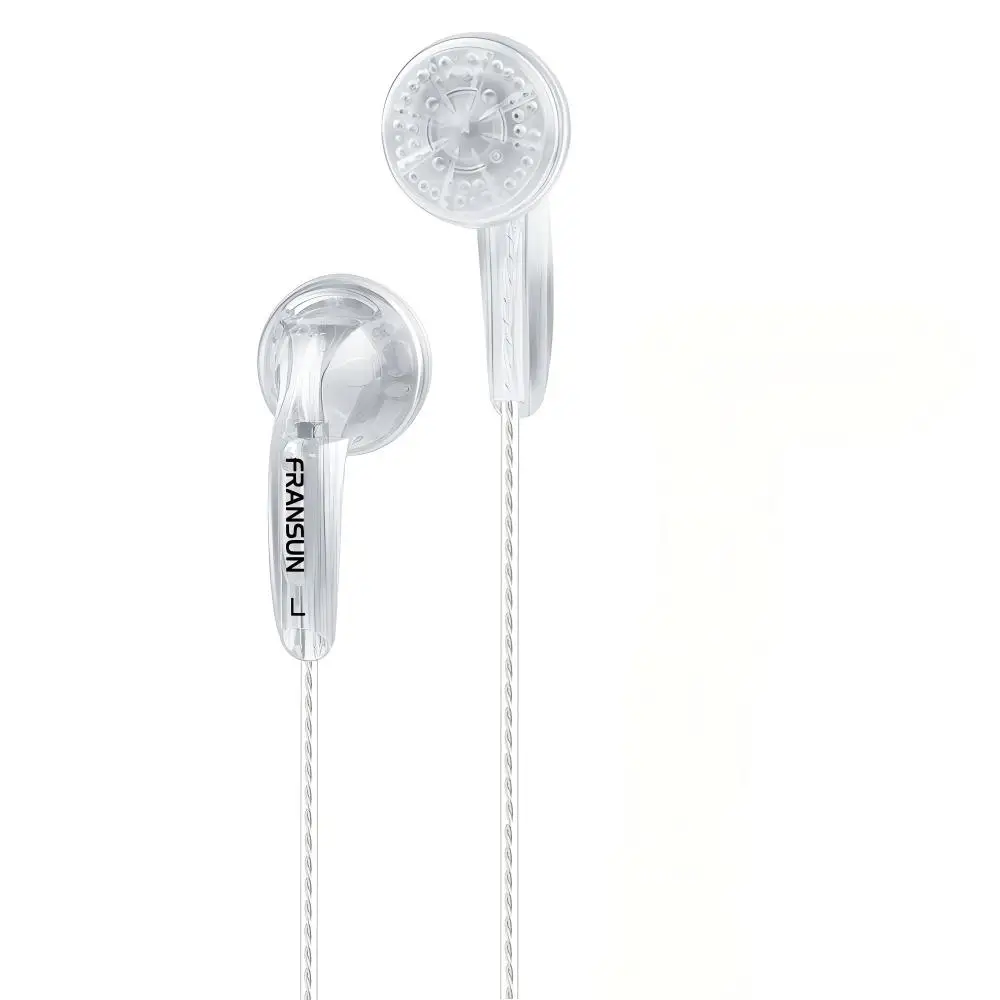 Fones de Ouvido Fransun Gen 2 Pro com Conector de 3.5mm/Type-C, Microfone Dinâmico HD MX500, Cabo Banhado a Ouro, Decodificação Digital DAC