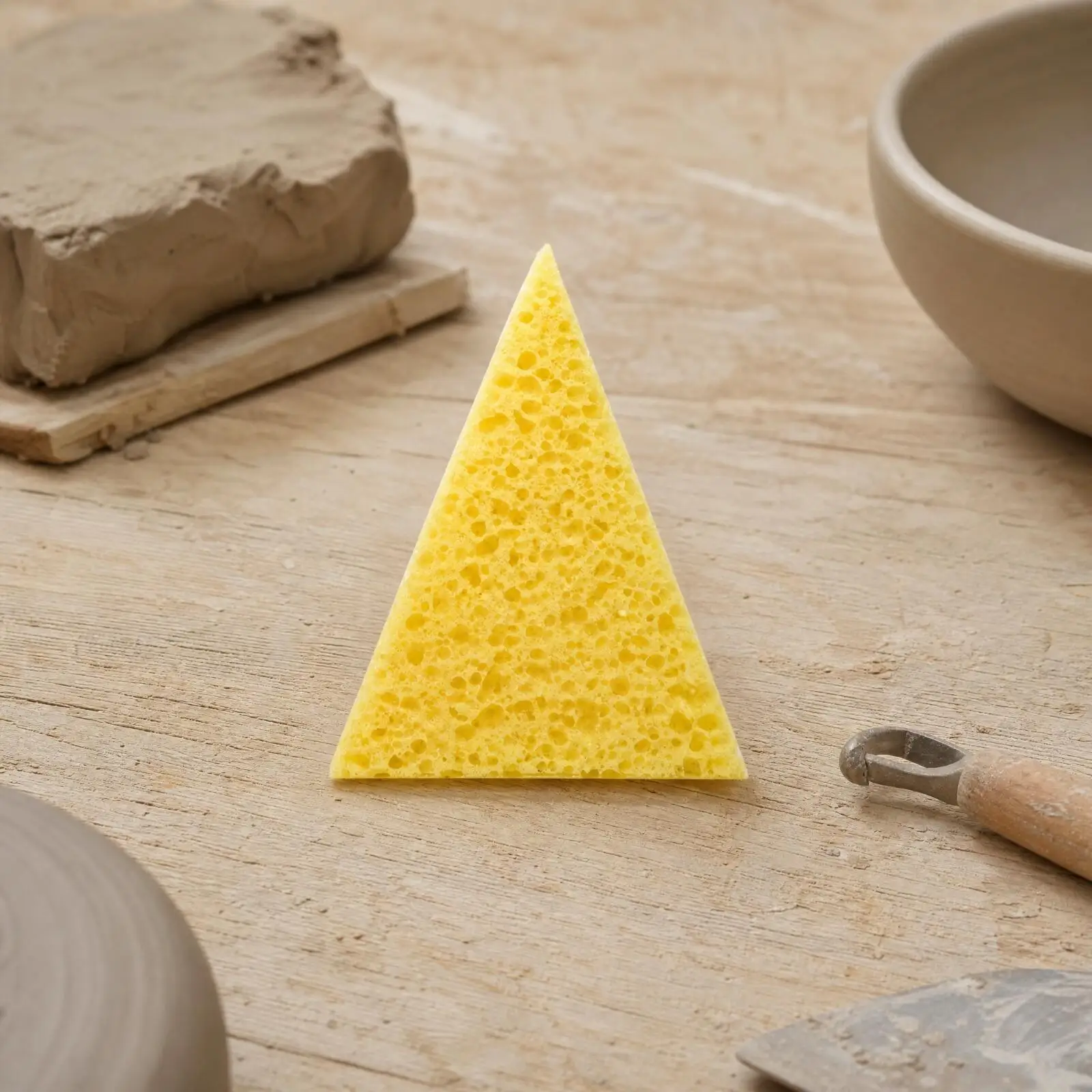 Soft Sponge for Ceramic Clay Texture Craft DIY Pottery Shaping Tool Porous Surface Dabbing for Cake Shape Art