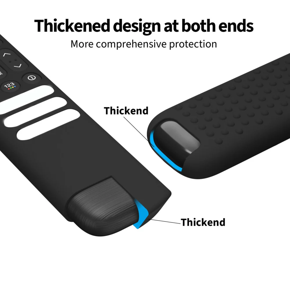 Funda protectora de silicona para Control remoto, funda de piel resistente a los arañazos, Compatible con RC813/RC923/RC902V