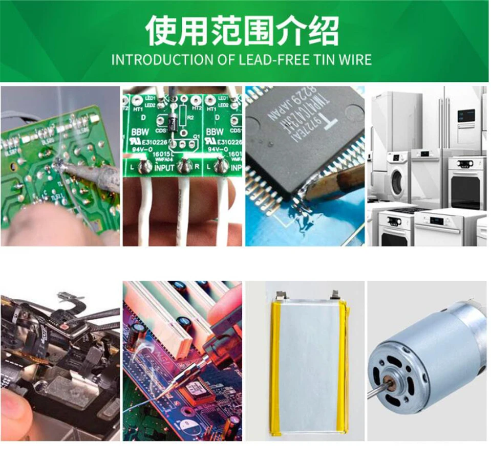 0.3/0.4/0.5/0.6/0.8/1/1.2/1.5/2.0mm 50/100g 2.0% Tin Lead Tin Wire Melt Rosin Core Solder Soldering Wire Roll