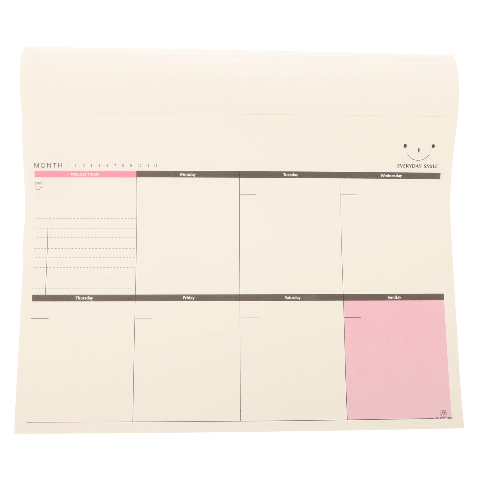 

A4 Size Tearing Weekly Planner Desktop To Do List Schedule Agenda Organizer Memo Pad School Office Supplies