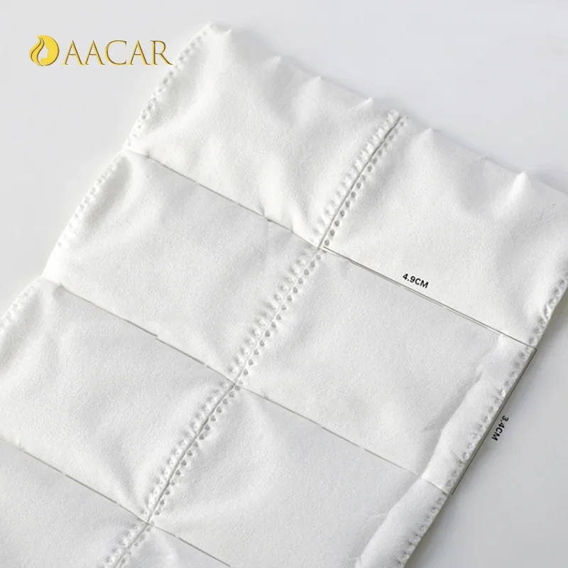 500枚/ロール ホワイト ネイル UVジェルポリッシュリムーバー コットンパッド 糸くずの出ない 剥がせるメイク落とし マニキュアワイプ ネイルアートクリーニングツール