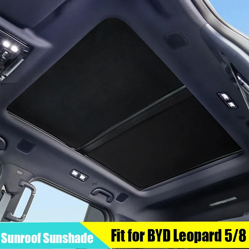

Солнцезащитный козырек на крыше, подходит для BYD Leopard 5 Leopard 8, электростатическая адсорбция, защита от солнца и изоляция на крыше, аксессуары для интерьера