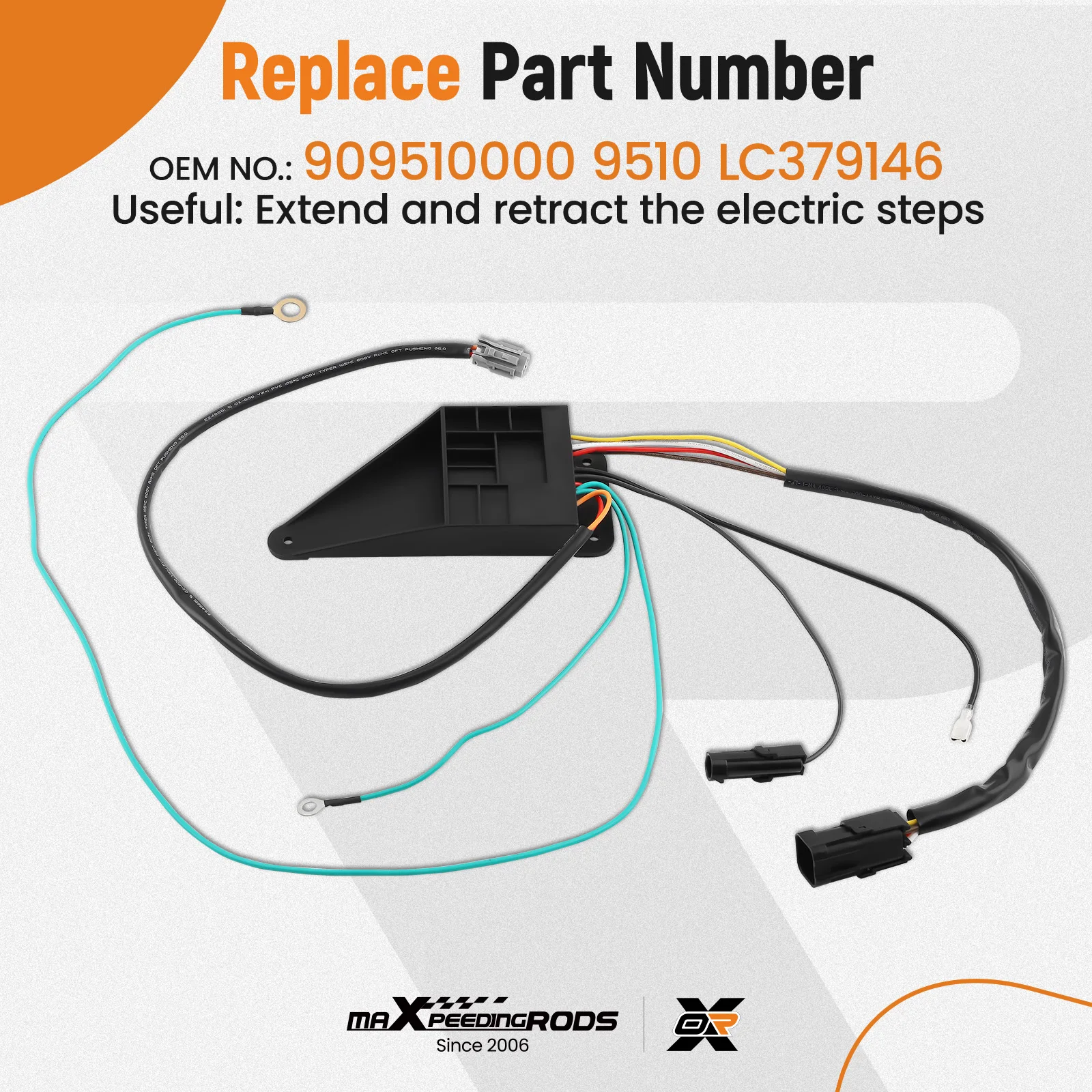 909510000 perakitan Unit kontrol langkah listrik RV untuk Kwikee Series 22 23 26 28 30 31 32 33 34 35,, 909510000