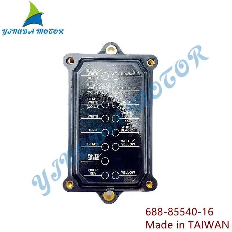 

CDI UNIT 688-85540-16 For Yamaha Outboard 2T 75HP 85HP 90HP ; Boat accessories 688-85540 Made in Taiwan