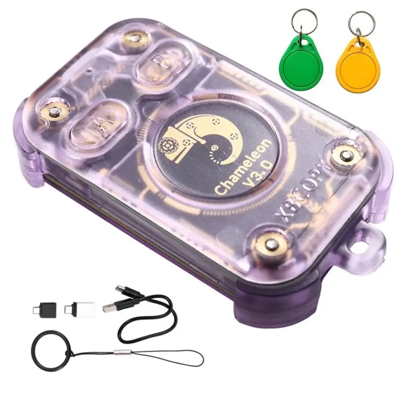 a99e-カメレオン-v30-リーダーライター-rfid-スマートチップリーダー-スマートカードエミュレーター-125k-1356m-id-ic-タグコピー機-2xuid-キーチェーン