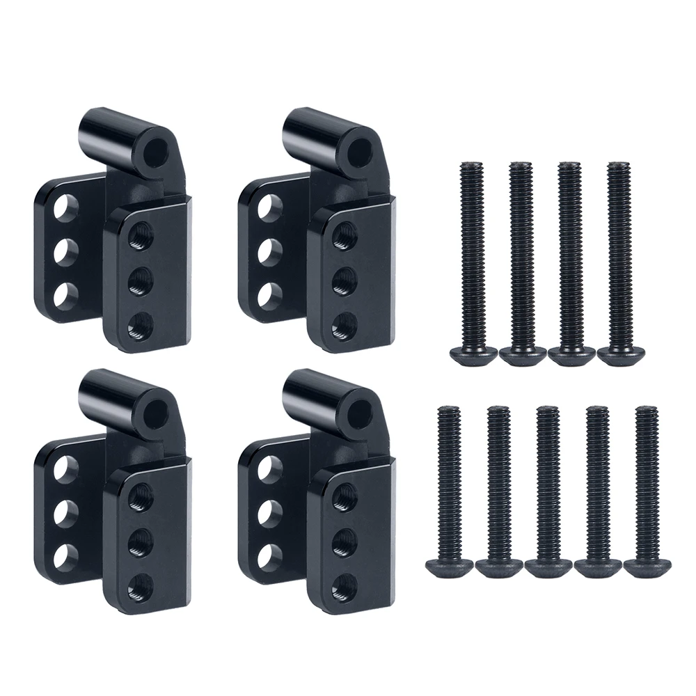 MIBIDAO 4Pcs/lot Metal Front & Rear Shock Mount Damper Tower Hoops For 1/10 TRX4 Defender Bronco Blazer RC Crawler Car