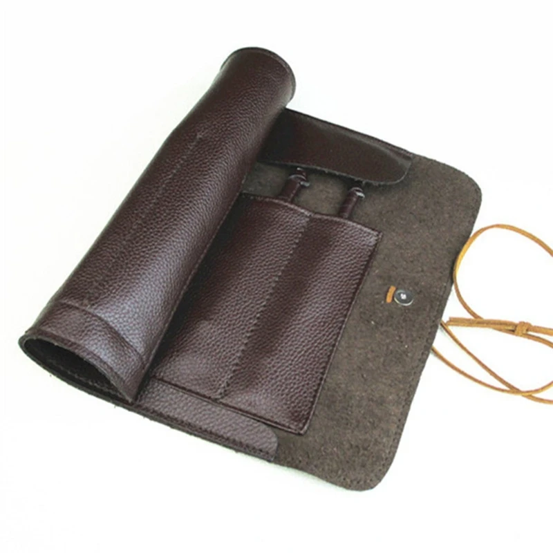 PU Leather Roll-Up Bag Engraving Knife Storage for Daily