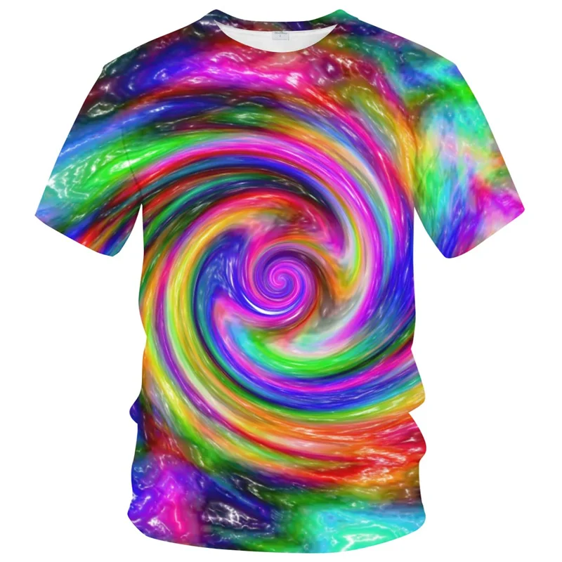 

Magical Optical Illusion Graphic for Men Clothes Womens Clothing 3D Print Funny Kids T-shirt Tops Pop Summer Casual Short Sleeve