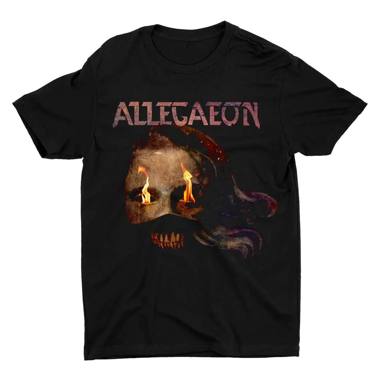 Men'S Allegaeon Burning Eyes T Shirt Small Black