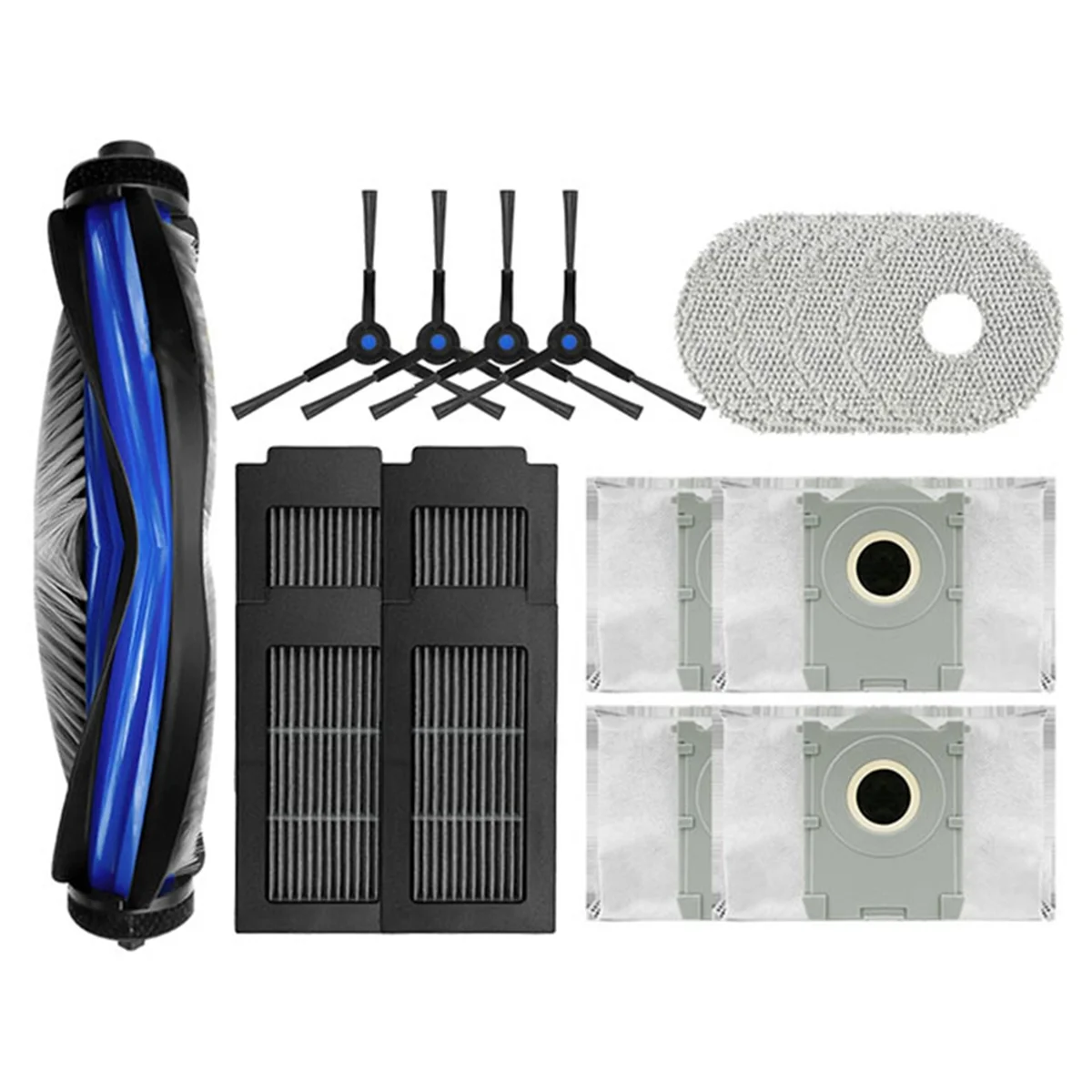 A97G untuk Debot T50 PRO OMNI / T50 OMNI Robot Aksesori Vakum Sikat Rol Utama Filter Hepa Tas Debu Kain Pel