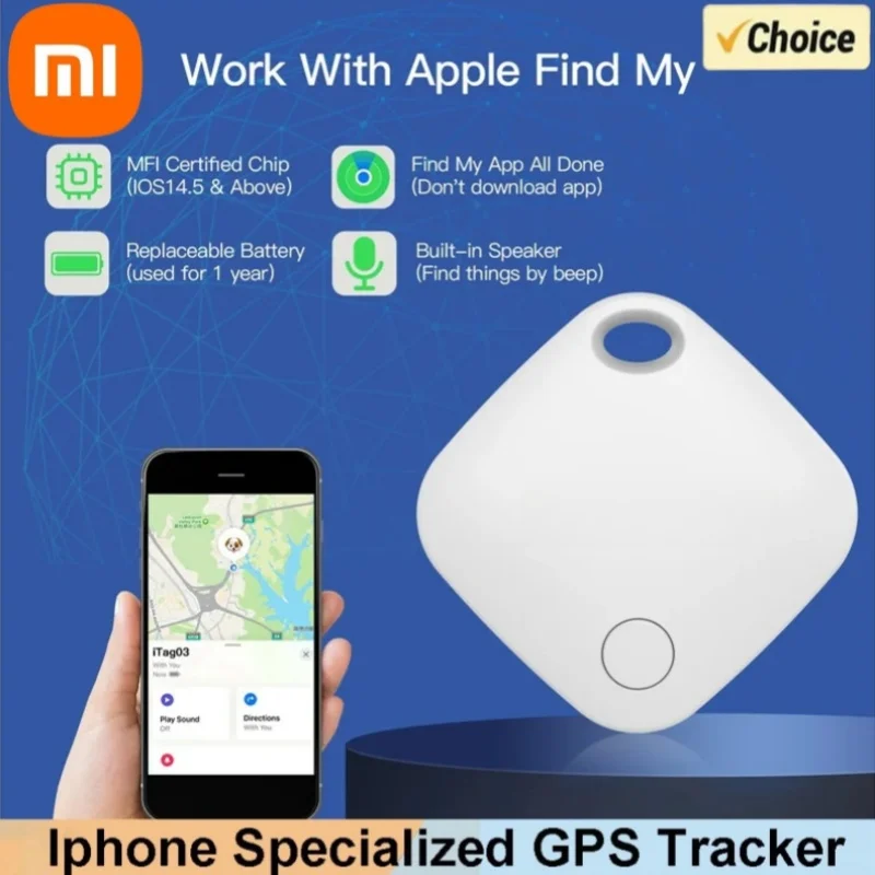 xiaomi smart gps tracker trabalho apple encontrar meu app itag anti lost dispositivo lembrete mfi locator chave do carro pet criancas localizador pk airtag 01