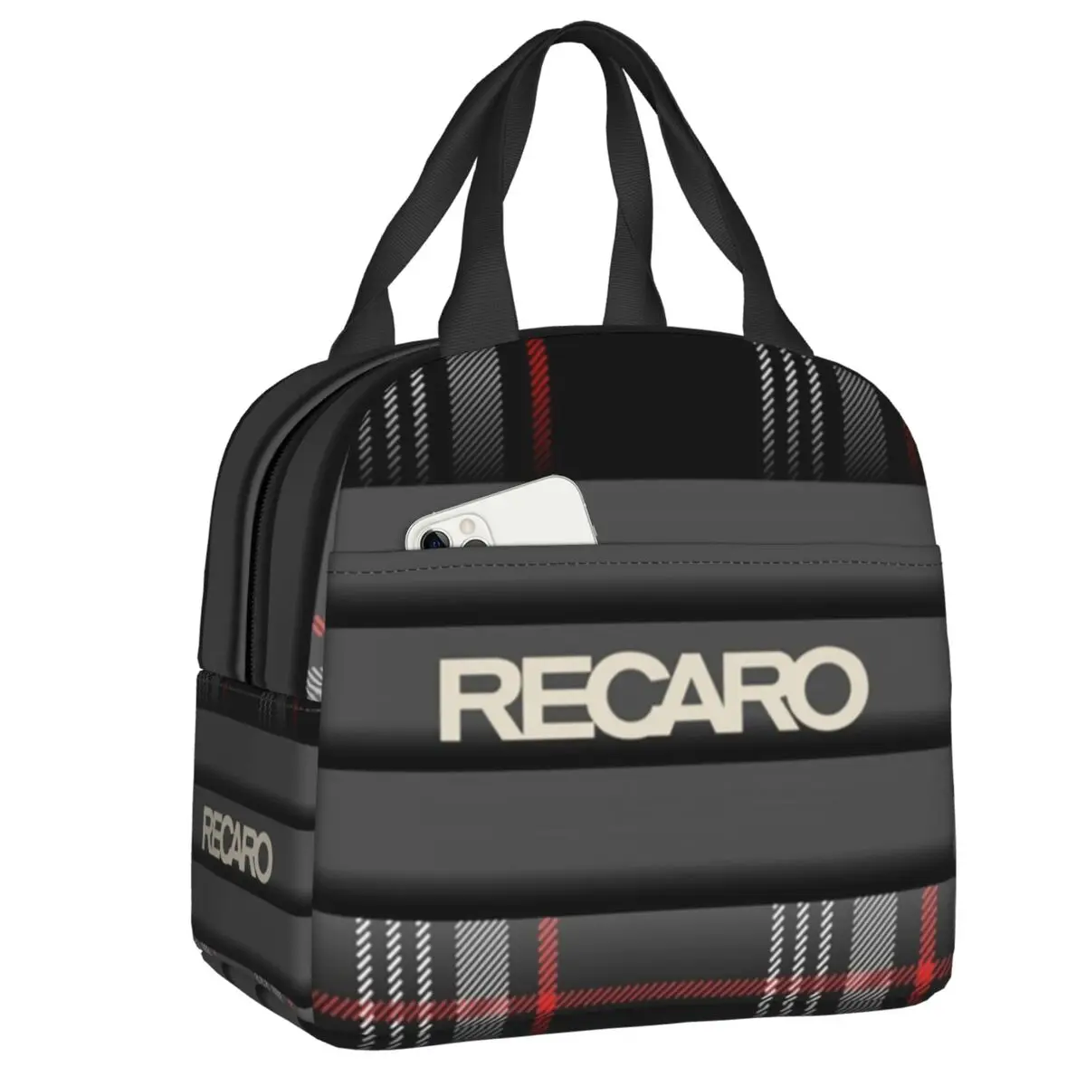 

Прямоугольная изолированная сумка-тоут для ланча на заказ, для женщин, многоразовый тепловой охладитель, школьная коробка для бенто