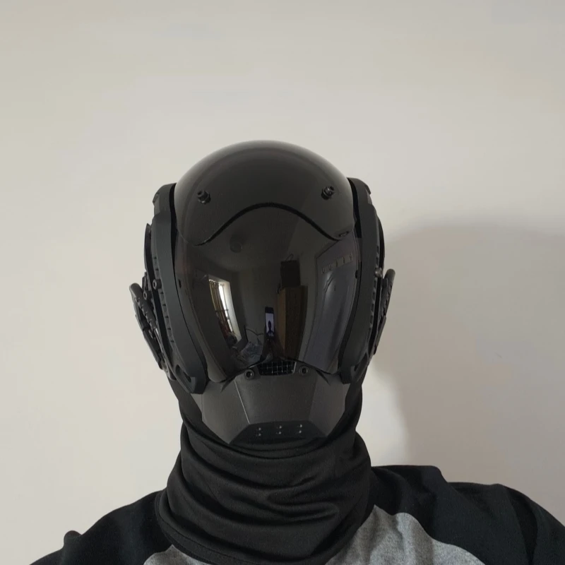 Cyberpunk Mask Role Playing Mechanical Science Fiction Equipment Helmet Mask Ball Halloween Party Music Festival Prop
