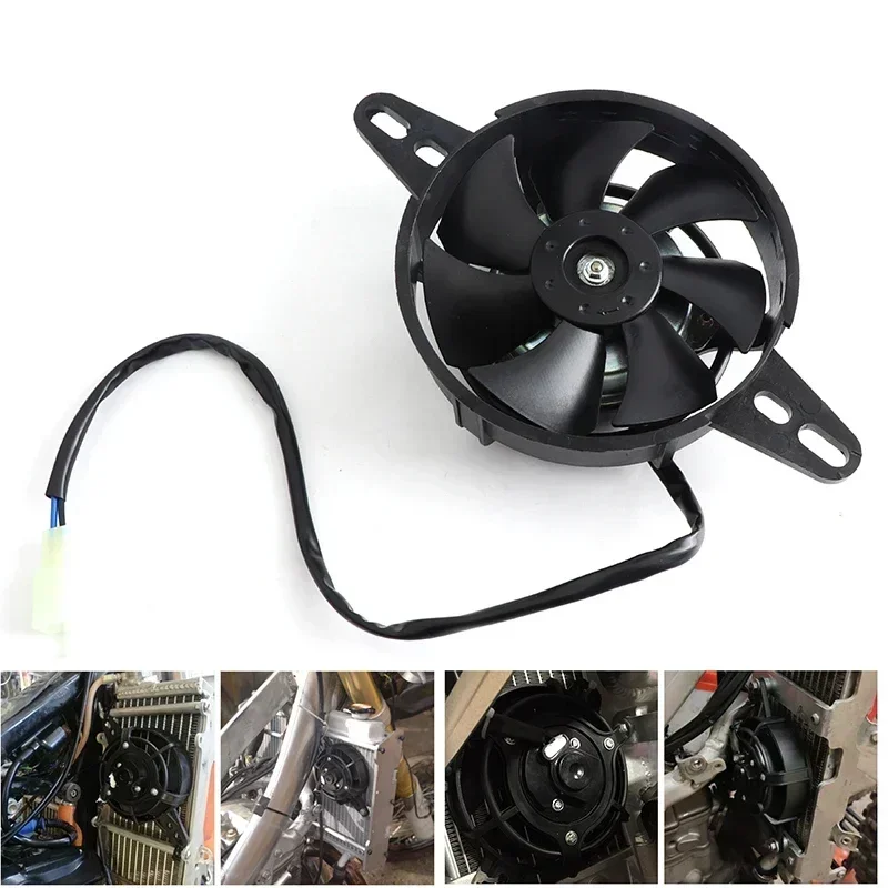 

12V for 150cc-250cc ATV Quad Go Kart Buggy Motorcycle Cooling fan Oil Cooler Engine Electric Radiator Fit Motocross Accessories