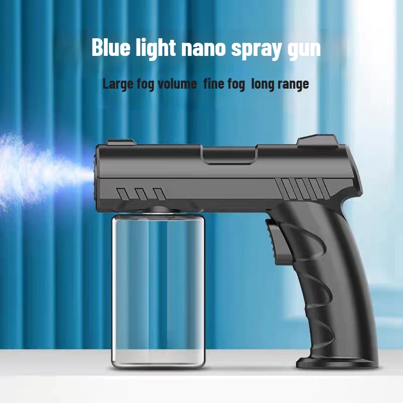 

280ML Nano Blue Light Sprayer Barber Wireless Aftershave Steam USB Electric Spray Disinfection Gun For Garden Atomizer Tools