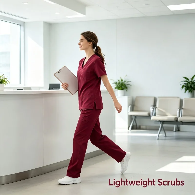 Unisex Scrub Set Loose Fit Comfortable Relaxed Style Uniform for Hospital Doctor Nurse Operating Room Workwear