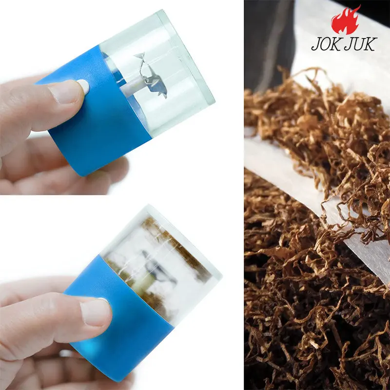 Jok Juk molinillo de hierbas eléctrico portátil, Mini trituradora de tabaco, carga USB, molinillos de hierba para fumar, accesorios femeninos para