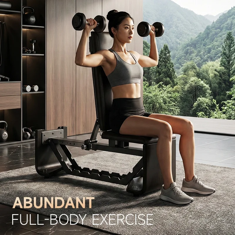 

Full-body Exercise Multifunctional Home Workout Bench Workout Bench for Home Gym with All Accessories