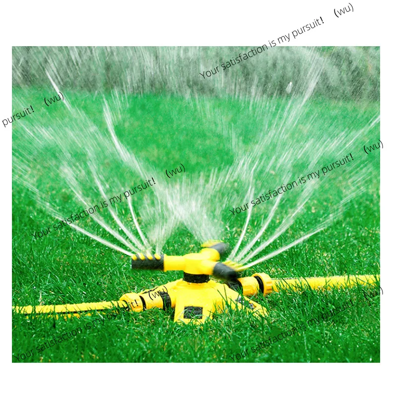 Lawn watering set, automatic sprinkler system 360-degree rotating sprinkler watering, and series sprinkler
