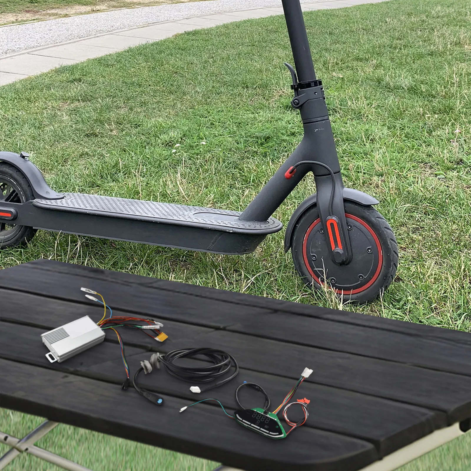 

Ремонтный комплект контроллера для электрического скутера, детали для скутера из алюминиевого сплава, запасные части для скутера, ток контроллера 17А