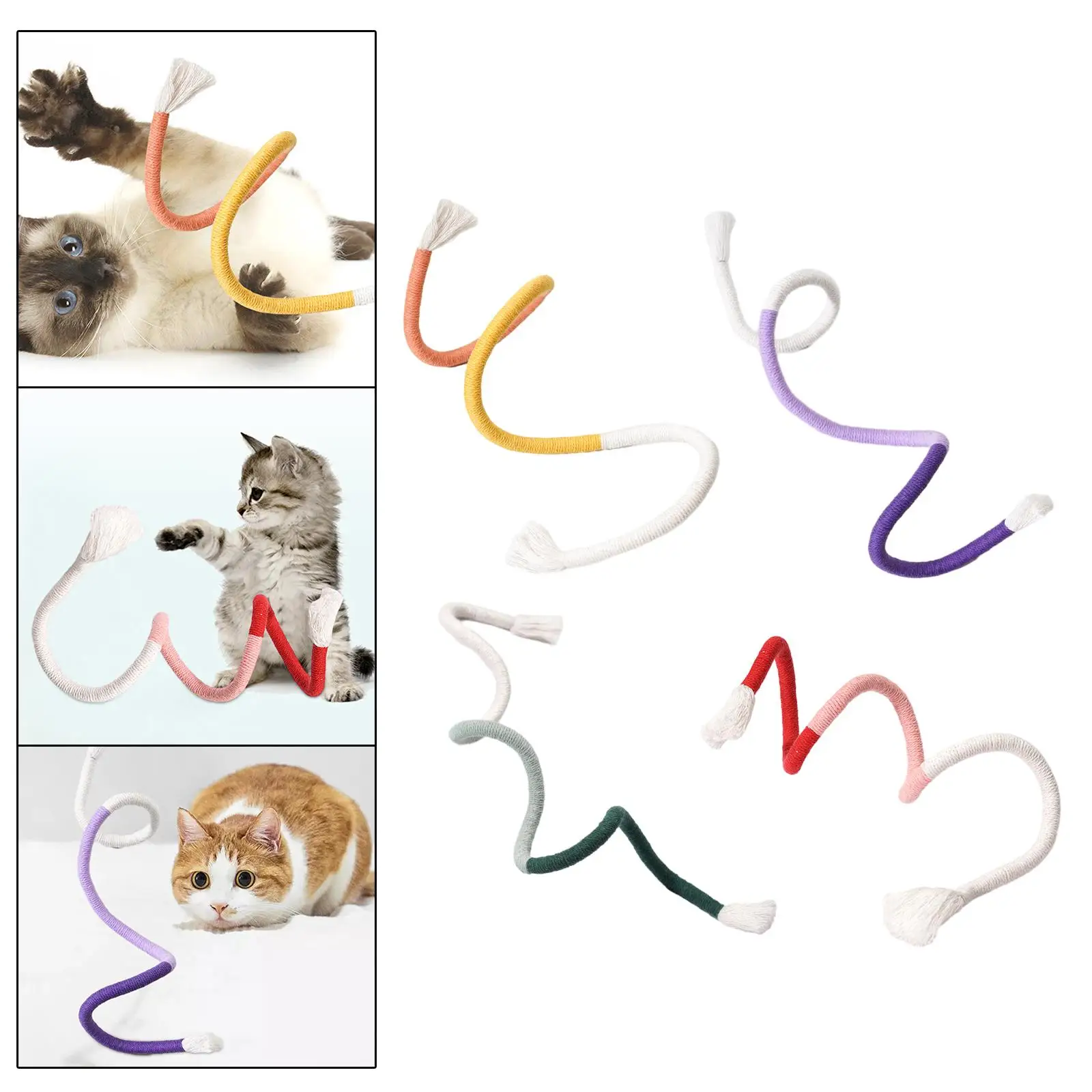 Cat Toy Bite Rope Pet Toy Interactive Toy Household Soft Bite Resistant